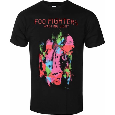 ROCK OFF Мъжка тениска Foo Fighters - Wasting Light - Черен - ROCK OFF - FOOTS02MB