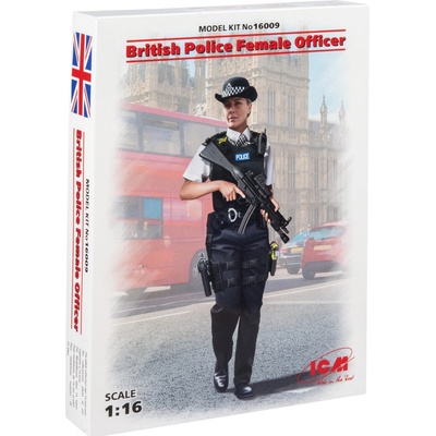 ICM British Police Female Officer 1:16