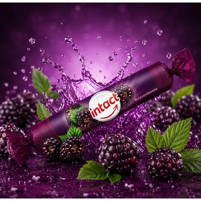 Intact hroznový cukr s vitamínem C boysenberry 40 g