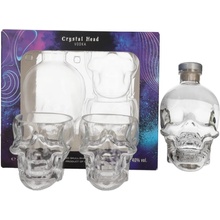 Crystal Head 40% 0,7 l (darčekové balenie 2 poháre)