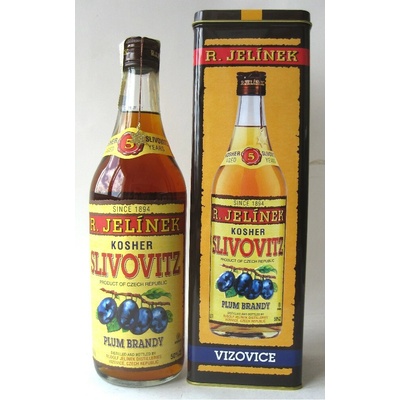 R. Jelínek Slivovice Kosher Zlatá 5y 50% 0,7 l (kazeta)