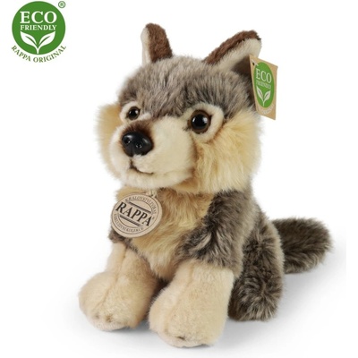 Eco-Friendly vlk sedící 18 cm