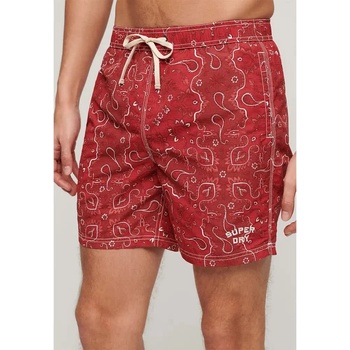 Superdry Бански гащета Superdry Vintage Ripstop 17´´ swimming shorts - Red (Bandanna Red)