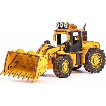 Robotime Rokr 3D dřevěné puzzle Buldozer 211 ks