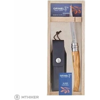 Opinel Vri N°10 Effilé nôž, oliva, darčekové balenie + puzdro