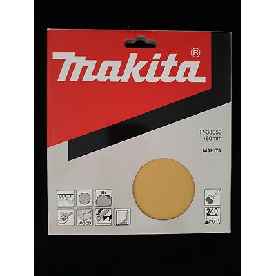 MAKITA papier brúsny 180 mm K240, 10 ks P-38059