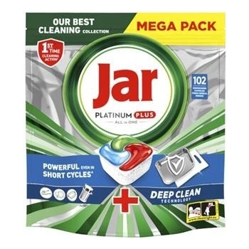 Jar Tablety do myčky Platinum Plus Blue Deep Clean 102 ks