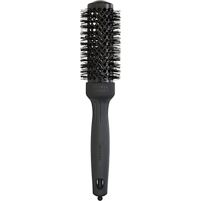 Olivia Garden Okrúhla fúkacia kefa na vlasy Expert Blowout Shine Black Label XL ID2126 35 mm