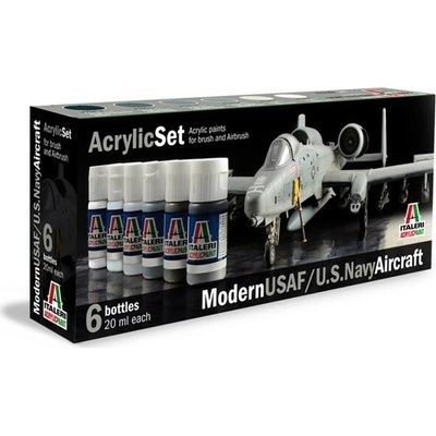 Italeri Sada farieb Acryl Set Modern USAF/U.S. Navy Aircraft
