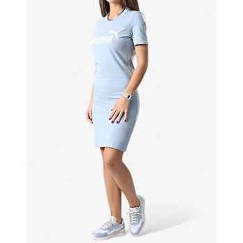 PUMA Essentials Slim Fit Tee Dress Blue
