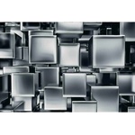 DIMEX ART Флизелинов фототапет 3d метални кубчета 375 x 250 см