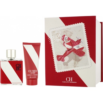 Carolina Herrera CH Sport EDT 100 ml + balzám holenie 100 ml pre mužov darčeková sada
