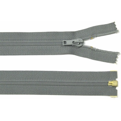 Spirálový zip no.5 rozepínací 40cm - více barev color: 719 šedá