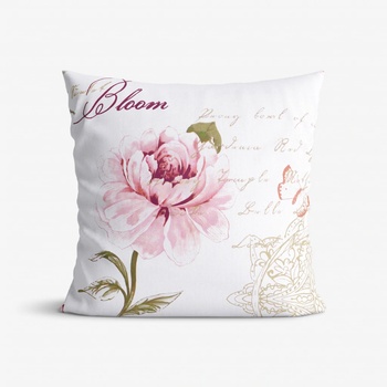 Goldea pivonky s textami 30 x 50 cm