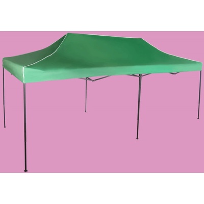Expodom Párty stan 3x6m oceľový Zelená Bez bočných plachiet