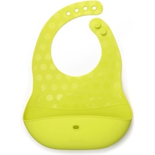 Bbluv Pöket Set podbradníkov + lyžička Lime/Grey