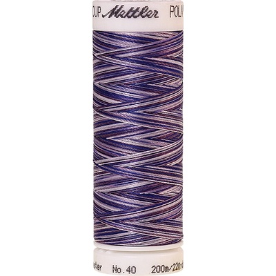 Nitě POLY SHEEN MULTI vyšívací 200m 200m art. 4820 polyester AMANN Mettler - více barev barva.: 9921 Violet Hues