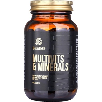 Image 1 of Grassberg Multivits & Minerals [60 Гел капсули]