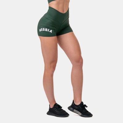 Nebbia dámske šortky classic hero high waist green