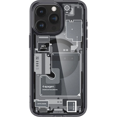 Spigen Кейс Spigen Ultra Hybrid Mag за iPhone 15 PRO, Zero One (Spigen Ultra Hybrid MagSafe, zero one - iPhone 15 Pro)
