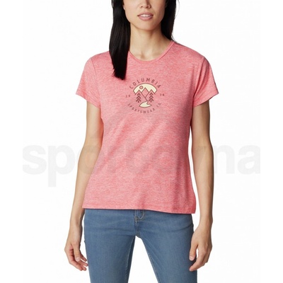 Columbia Sloan Ridge Graphic SS Tee W 2077451608 juicy heather naturally boundless