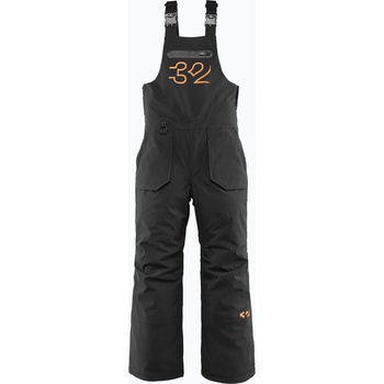 ThirtyTwo Детски панталони за сноуборд ThirtyTwo Basement Bib black/orange