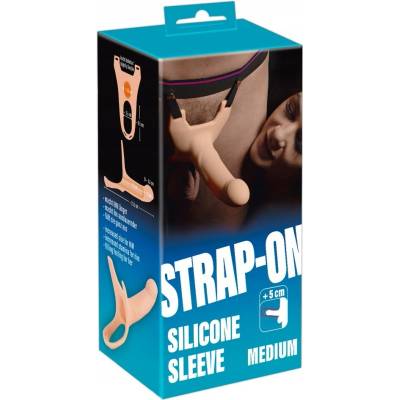 You2Toys Silikónový Strap-on +5cm