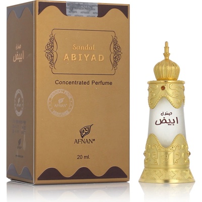Afnan Sandal Abiyad parfémovaný olej unisex 20 ml