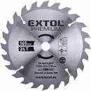 EXTOL PREMIUM kotouč pilový s SK plátky, 165x1,4x16mm, 24T