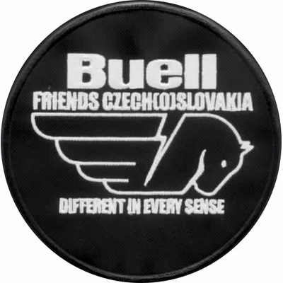 Buellfriends Československý klubový oválny náplasť 12 cm bez mena BF_patch_12