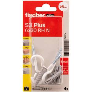 Fischer ДЮБЕЛ С КУКА 6x30 fischer sx plus (4048962481600)