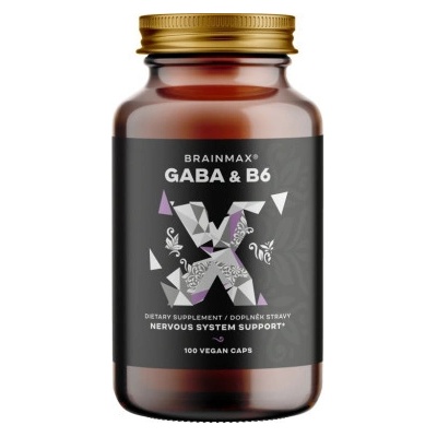 BrainMax GABA & B6 700 100 kapslí