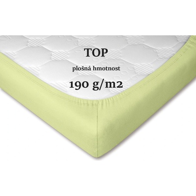 Dadka jersey prostěradlo hráškové 80x220x20