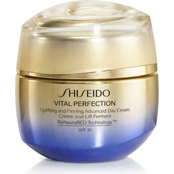 Shiseido Vital Perfection Uplifting & Firming Advanced Day Cream SPF30 повдигащ и изглаждащ дневен крем за лице 50 ml за жени