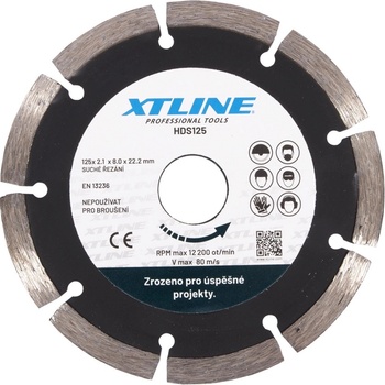 Xtline Kotouč diamantový segmentový laser 230 x 22,2 mm HDS230