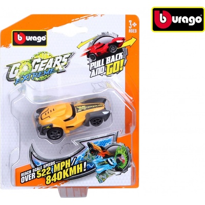 Bburago GoGears Extreme autíčka na spätné natiahnutie