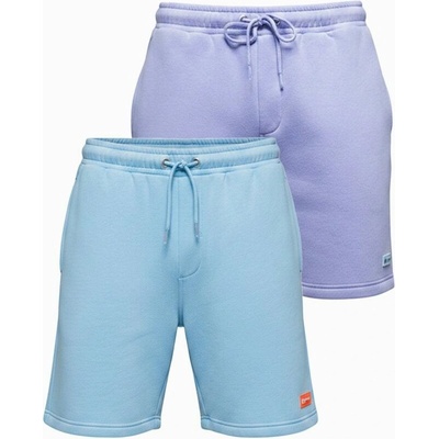 Sada unisex šortek s logem modrofialové barvy V3 Z129