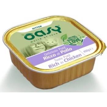 Oasy Kitten Tasty Pate - пастет за подрастващи котки, до 12 месеца с пиле - 100 гр - Италия