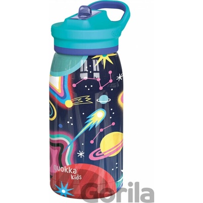 Quokka Nerezová termofľaša s náustkom Pop Kids Space 445 ml