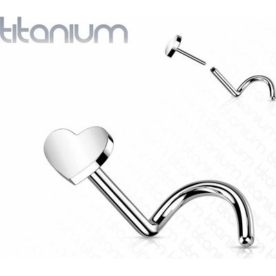 S4U PUSH IN piercing do nosu TITAN, 0,8 x 6 mm TIT1183