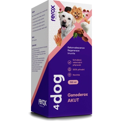 Ferox medica Ganoderox AKUT 4dog 150 ml