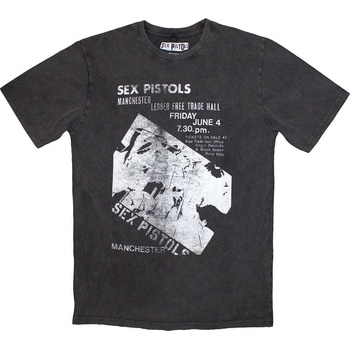 Sex Pistols Риза Manchester Flyer Stone Wash Unisex Charcoal Grey 2XL (SPSTNW18MC05)