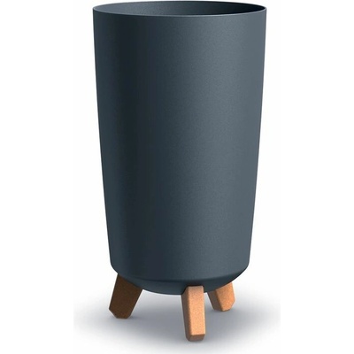 PROSPERPLAST Kvetináč GRACIA TUBUS SLIM 19,5cm antracit