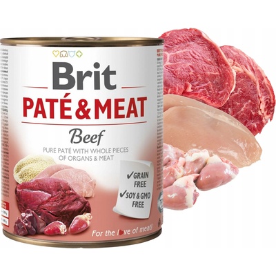 Brit Paté & Meat Beef 800 g