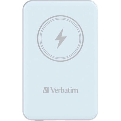 Verbatim Външна батерия Verbatim MCP-5BE Power Pack 5000 mAh with UBS-C® PD 20W / Magnetic Wireless Charging 15W Blue (32242)