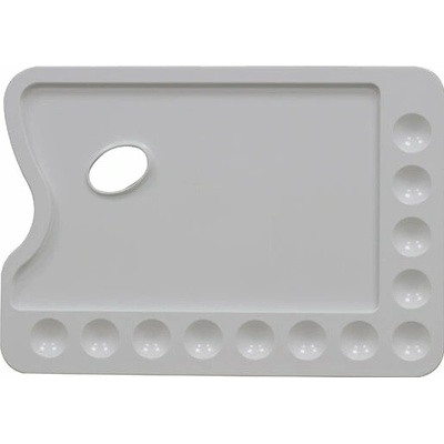 DALER ROWNEY maliarska paleta plastová obdĺžniková 22 x 30 cm