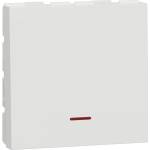 Schneider Electric SE Двуполюсен ключ 32А с индикатор 2 мод. цвят Бял Unica - NU323218S (NU323218S)
