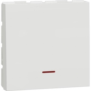 Schneider Electric SE Двуполюсен ключ 32А с индикатор 2 мод. цвят Бял Unica - NU323218S (NU323218S)