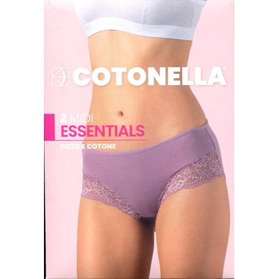 Дамска бикина тип слип midi Cotonella модел GD173-1g100 essential - 2 броя