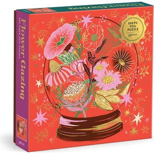 Galison - Puzzle Flower Gazing metal - 500 piese